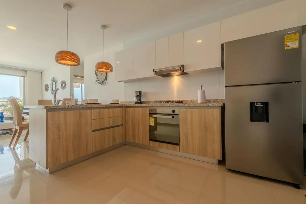 Skyline Cartagena Exclusive Apto Front Of The Sea Apartment