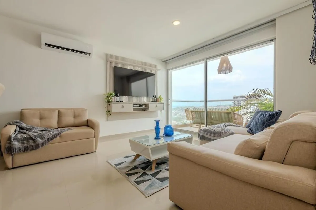 Skyline Cartagena Exclusive Apto Front Of The Sea location